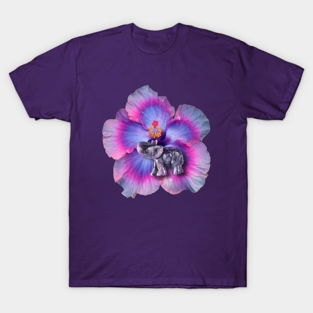 EllyphantPurp T-Shirt by dizzydeezignz